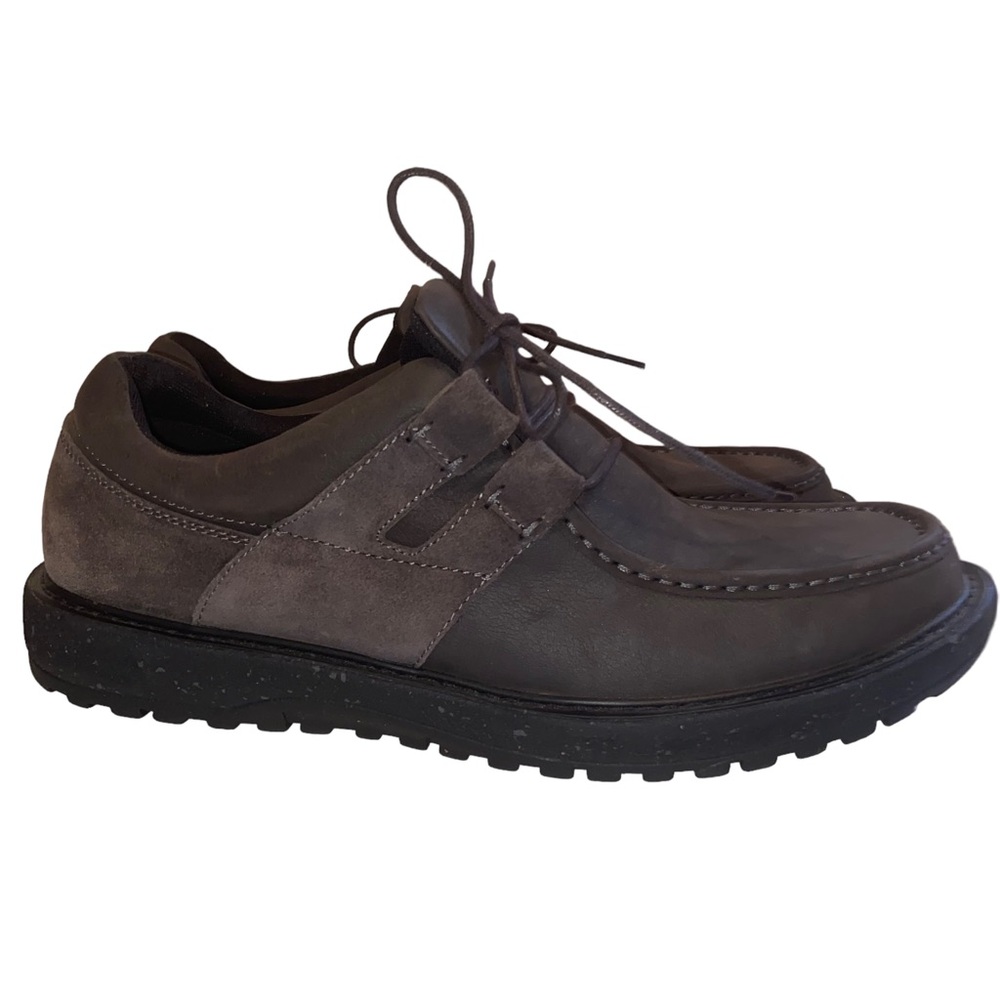Abeo Pro System Barlow Leather Shoes Mens Size 12 M Gray Casual Comfort Lace Up